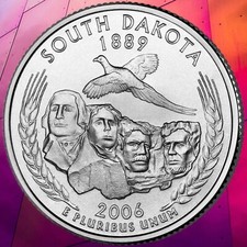 QUARTER DOLLAR  SOUTH DAKOTA