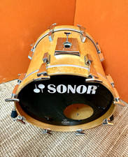 Vintage Sonor Lite Maserbirke Bassdrum 18“ scandinavian birch Super Rare