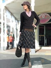 NEU BRITCHIC EDELSTYLE KARO