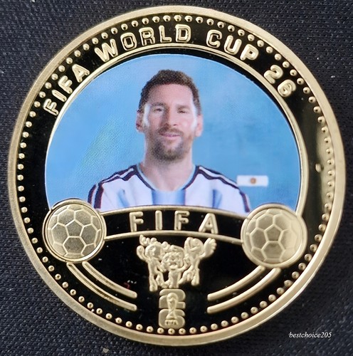 Souvenir coin lionel messi - coin:, messi"