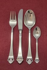 Robbe & Berking Rosenmuster Menübesteck 4 teilig mehrere Sets Vorhanden 150er
