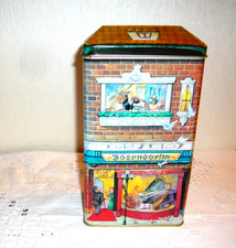 Blechdose   Deckeldose  Motivdose Metall vintage  Haus dekorativ vintage