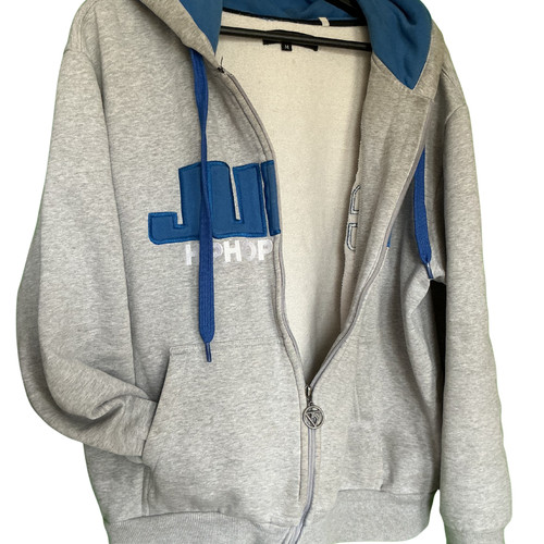 Hip hop zip hoodie grau - hip,