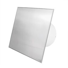 Leiser Badlüfter Ventilator 100mm STAHL Rückstauklappe Nachlauf 26 dB - 75 m3/h