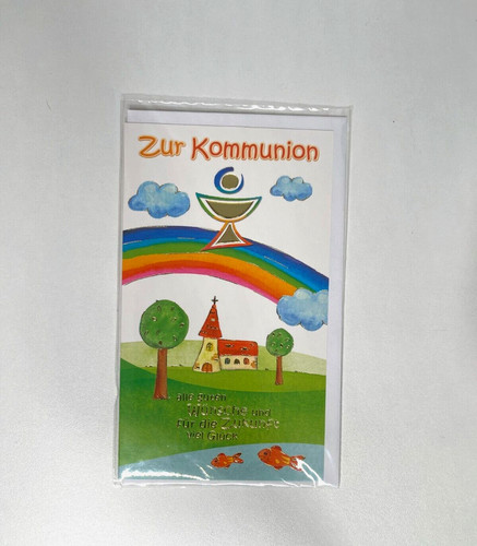 Kommunion geschenkkarte - kommunion,