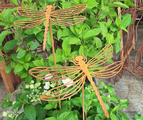 Gartenstecker libellen 2er - gartenstecker, libellen,