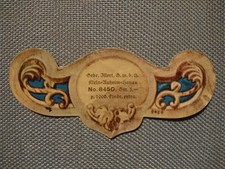 Vintage Wine Label Bottle Neck