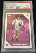 Marcelo Salas /25 Pink Topps Lost Rookie UEFA SS Lazio Rom PSA 9