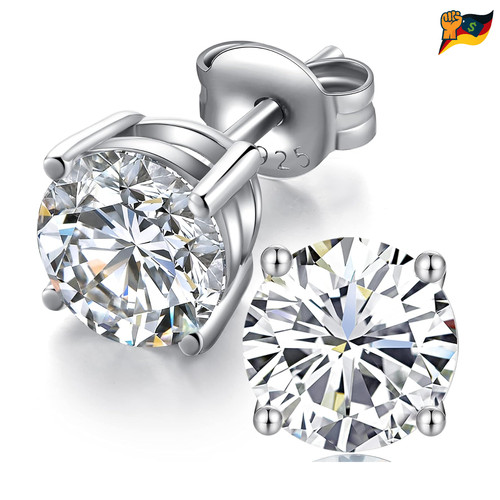 Ohrringe zirkonia 18k - ohrringe,