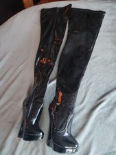 Overknee Damen Plateaustiefel