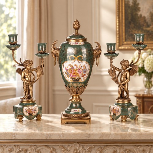 Prunkvase kerzenhalter aus - prunkvase,