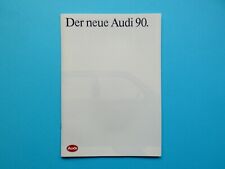Prospekt / Katalog / Broschüre - Audi 90 (B2) - 2,0 und 2,2 - 01/85