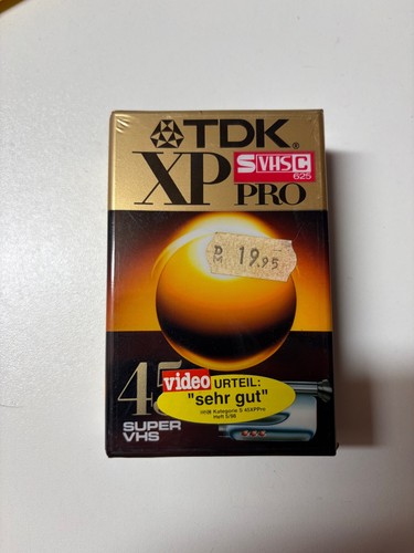 Tdk c45xppeh vhs kassette - tdk, se-c45xppeh