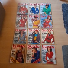 Burda Moden Konvolut 12 Hefte 01-12 1979 komplett mit Schnittmuster, Privat