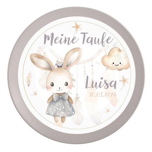Tortenaufleger taufe hase - taufe, 1