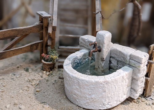 Miniatur brunnen mit - miniatur-brunnen,