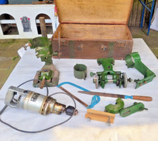 DDR Alte funktionsfähige elektrische Bohrmaschine AMD HM 12 mit viel Zubehör