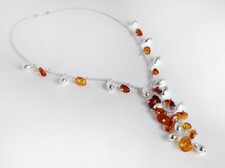 Bernstein Collier Silber 925