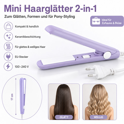 Mini glätteisen lila reise - mini,