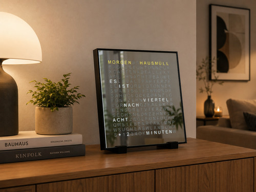 Smart gift wordclock - smart-gift, wortuhr