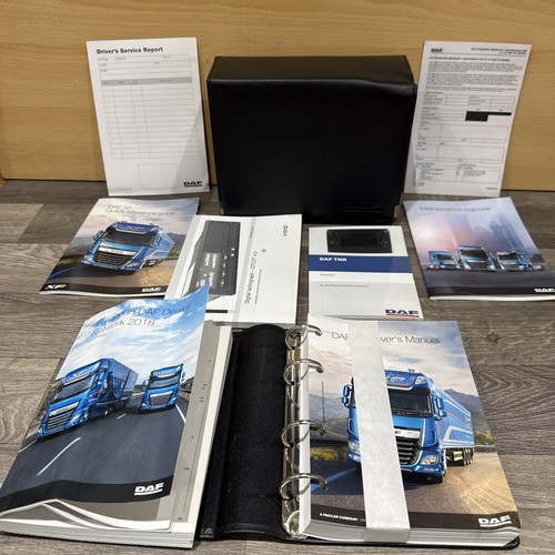 Daf truck driver manual set - xf,
