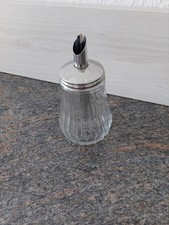 Zuckerstreuer Glas/Metall klassisch