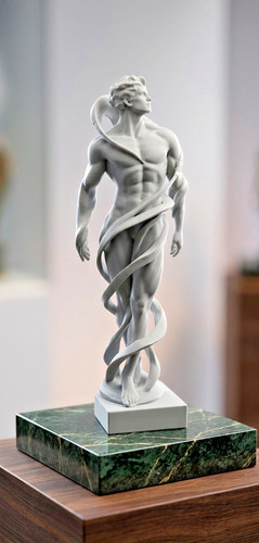 Moderne männerfigur skulptur - moderne,