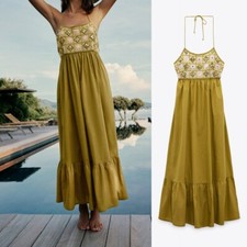 Zara Maxikleid Kleid Häkel