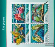Guinea 12565-12568 Kleinbogen (kompl. Ausgabe) postfrisch 2017 Bienenfresser