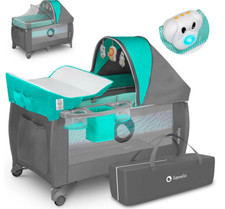 Lionelo Sven Plus 2in1 Baby Bett Laufstall Baby bis 15 kg Wickelauflage