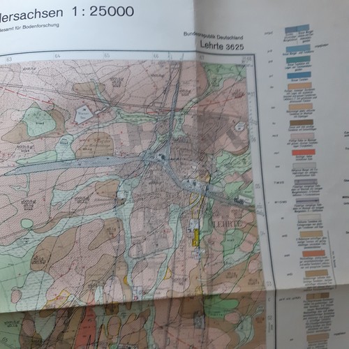 Geologische karte - geologische,