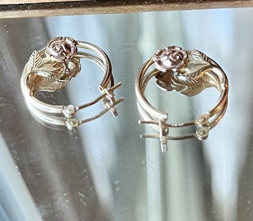 14k bicolor gold rose - gold,