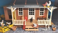 PLAYMOBIL "6410 ALTE FARM/FARMHAUS" WESTERN GEBÄUDE ZUBEHÖR GEBRAUCHT ANSEHEN!
