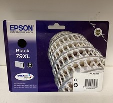 Original Epson 79XL C13T79014010 T7901 Tintenpatrone schwarz WF-5100 Series #23