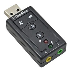 7.1 Soundkarte 3D Stereo USB
