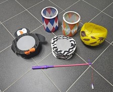 5x Kinderlaternen plus Laternenstab elektrisch, Martinsumzug, Konvolut Laternen