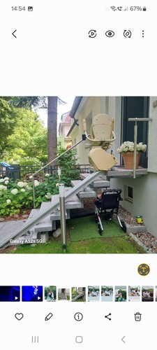 Treppenlift außen