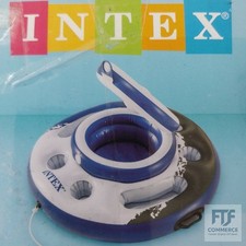 Intex Kühlbox Mega Chill Schwimmkühler für Schwimmbäder, Mehrfarbig, 9.8 x 25.5 