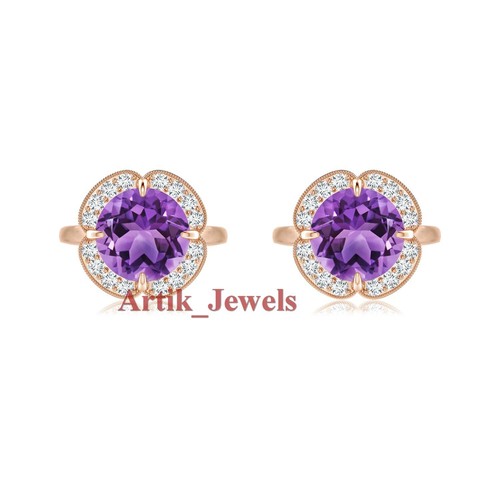 Natürlich amethyst cz - natürlich,