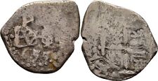 Spanien Bolivien Potosi 1/2 Real 1655 Philipp IV.1621-1665Original Münze #ANS320