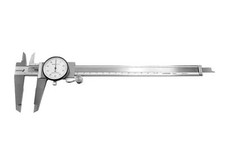 PAULIMOT Messschieber mit Uhr 0 - 200 mm, rostfrei INOX : .