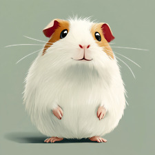 Wandtattoo Aufkleber Lustiges Meerschweinchen Wandaufkleber 18X18 cm Groß