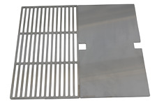 EDELSTAHL GRILLROST + GRILLPLATTE WEBER GENESIS II E-210 GBS + 240 / 5 MM Stärke