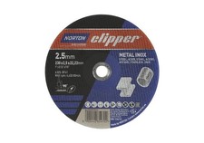 NORTON CLIPPER Trennscheibe D230x2,5mm Typ 41 Metall-Inox Bohrung 22,23 mm