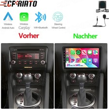 Für Audi TT MK2 8J 2006-2012 CarPlay Android15 2+64G Autoradio Navi RDS WIFI Kam