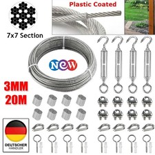 20m drahtseil kit 3mm - 20m,