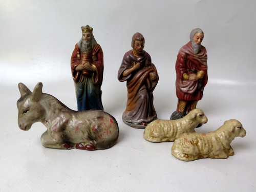 6er konvolut krippefiguren - 6er,