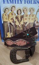studded Cowboybelt Westerngürtel Rockabilly Gürtel Vintage Style(6) 1950s style