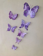 7 Set 3D Schmetterlinge Wandtattoo Wanddeko Wandtatoo Wandaufkleber in 10 Design