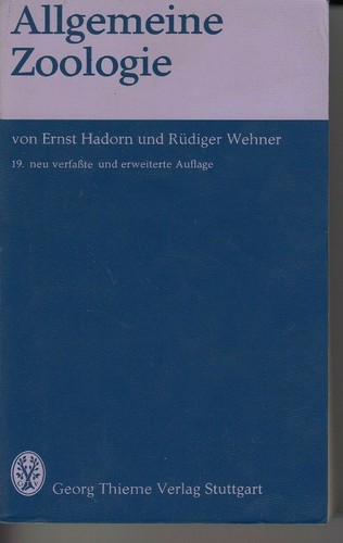 Hadorn wehner allgemeine - hadorn/wehner,,